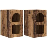  Noćni ormarić 2 pcs Staro drvo 29.5 x 35 x 50 cm | shoptok.hr