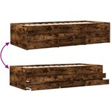  Dnevni krevet s ladicama bez madraca boja hrasta 100x200 cm | shoptok.hr