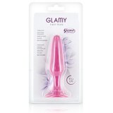  Silionski analni plug | Glamy First Pink S Cene