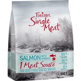 Purizon Probno pakiranje! suha hrana, mokra hrana i poslastice - 300 g Single Meat losos