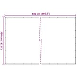  Mreža za prikolicu zelena 3,5x5 m HDPE | shoptok.hr