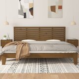 Zidno uzglavlje boja meda 166x3x63 cm masivna borovina | Eponuda.com