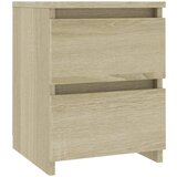 Maison Chic Nočna omarica - Nočna miza sonoma hrast 30x30x40 cm iverna plošča, (21687736) Cene