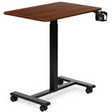 ModernHome mobilni podesivi stol za laptop 70 × 48 cm – podešavanje visine 71,5–112 cm, smeđi | shoptok.hr