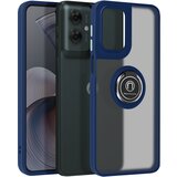 AVIZAR Ohišje za Motorolo Moto G55 Metal Ring Video Support, Modra noč, (5000013434) | Shoptok.si