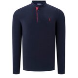 Dewberry DOUBLE SET V4009 MEN'S SWEATSHIRT-NAVY - ANTHRACITE | Shoptok.si