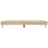  Okvir za krevet boja hrasta 135x190 cm od konstruiranog drva | Eponuda.com