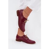 Zazoo Women's Leather Elegant Lace-up Shoes 4238 Bordeaux | shoptok.hr