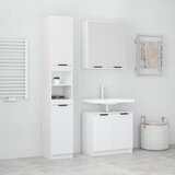 vidaXL 3-dijelni set kupaonskih ormarića bijeli od konstruiranog drva | shoptok.hr