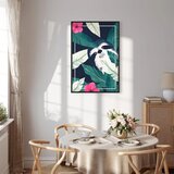  Slika - Sloth in the Tropics (1 Part) Vertical 40x60 U crnom drvenom okviru | shoptok.hr