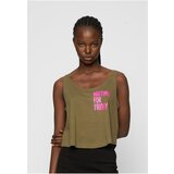 Mister Tee Ladies Waiting For Friday Box Tank Olive Cene
