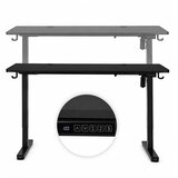  Električni radni stol 120x60 cm, podesiv po visini 72-118 cm, crni, ModernHome | shoptok.hr