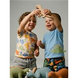 Sinsay Pamučne majice s printom dinosaura 2 pack Cijene