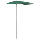  Vrtni polovični senčnik 180x90 cm zelen, (20800971) | Shoptok.si