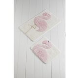 Lessentiel Maison Flamingo prostirka za kupanje, 2 komada, roze-bijela | Eponuda.ba