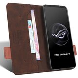 INORCO Za Asus ROG Phone 7 Ultimate 5G/ROG Phone 7 5G Dekor strojne opreme PU usnjena torbica za telefon, denarnica, pokrov stojala, (22036438) | Shoptok.si