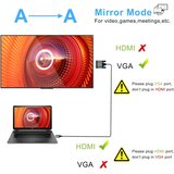 TWOZOH 1080p 60 hz hdmi v vga kabel - 1,5 m odprta embalaža | Shoptok.si
