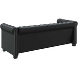  Dvosjed i trosjed Chesterfield od umjetne kože smeđi | shoptok.hr