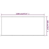 Vertikalna markiza terakota 180x1200 cm tkanina oxford, (20743083) | Shoptok.si
