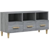 Maison Chic TV omarica - TV enota - Televizijska omarica siva sonoma 102x36x50 cm konstruiran les, (21701577) u