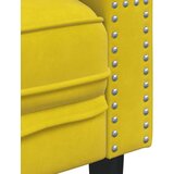 Trosjed Chesterfield s jastučićima žuti baršunasti | shoptok.hr