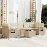 vidaXL 8-dijelni set vrtnih sofa od poliratana s jastucima bež | shoptok.hr