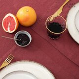 Linen Tales Lanen namizni tekač 40x150 cm Marsala – | Shoptok.si