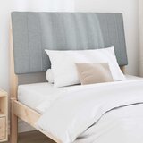  Tapecirani uzglavlje Svijetlo siva 100 cm Čvrsto borovo drvo | shoptok.hr
