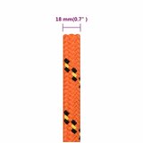  Brodski konop narančasti 18 mm 100 m od polipropilena | shoptok.hr