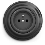 Kliklap - Retro kućna utičnica 230V sa okvirom, antracitna | Eponuda.com