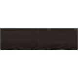  Kopalniški pult temno siv 180x50x4 cm obdelan trden les | Shoptok.si