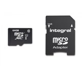 Integral Spominska kartica Micro SDXC Class10 UHS-I U1, 64 GB + adapter Cene
