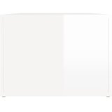  Stolić za kavu sjajni bijeli 80 x 50 x 36 cm konstruirano drvo | Eponuda.ba