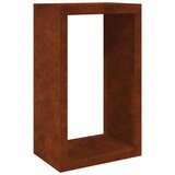  Stalak za drva za ogrjev 60x40x100 cm Pohabani čelik | Eponuda.com