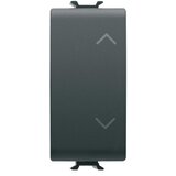 GEWISS GW12140 - Unipolarni taster - NO + NO 10A - sa blokadom - simbol SU-DOVN - 250V AC - 1 modul - Satin Black - ChoruSmart Cene