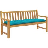 Jastuk za vrtnu klupu tirkizni 150 x 50 x 7 cm tkanina Oxford | shoptok.hr