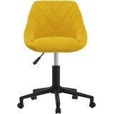  Okretna blagovaonska stolica od senf žutog baršuna | shoptok.hr