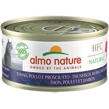 Almo Nature HFC Natural konzerva – tuna, piščanec in šunka – 70 g 70 g | Shoptok.si