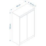 Hanah home višenamenski ormar maldives white