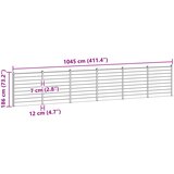 PANEL ograde 6 pcs WPC i aluminij Crna | shoptok.hr