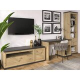 Hom`in TV-ELEMENT barve hrasta, temno siva | Shoptok.si