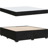  Konstrukcija postelje z vzmetnico Črna 180 x 200 cm Žamet | Shoptok.si