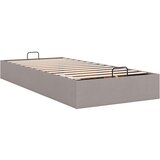 vidaXL Otomanski okvir kreveta bez madraca smeđe-sivi 90x190cm tkanine | shoptok.hr