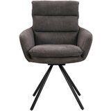 Cantus naslanjač, kovina, tekstil siva | Shoptok.si