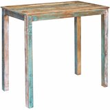  Stol za bar 110 x 55 x 100 cm Čvrsto reciklirano drvo Šareni | shoptok.hr