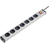 Ehmann Razdelilna letev s stikalom 7-delna aluminij\, varnostni kontakt 0601x00072031, (20641542) | Shoptok.si