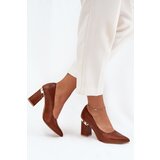 Boto Leather Pumps Lewski 3117 Dark Brown | shoptok.hr