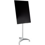  Tabla flipchart 2X3 TFSZ CZAR mobilna, staklena crna, 70X100 Cene