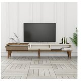 Hanah home milan alt walnut cream polica za tv | ePonuda.com