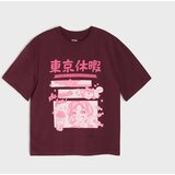 Sinsay Pamučna majica s anime printom | shoptok.hr